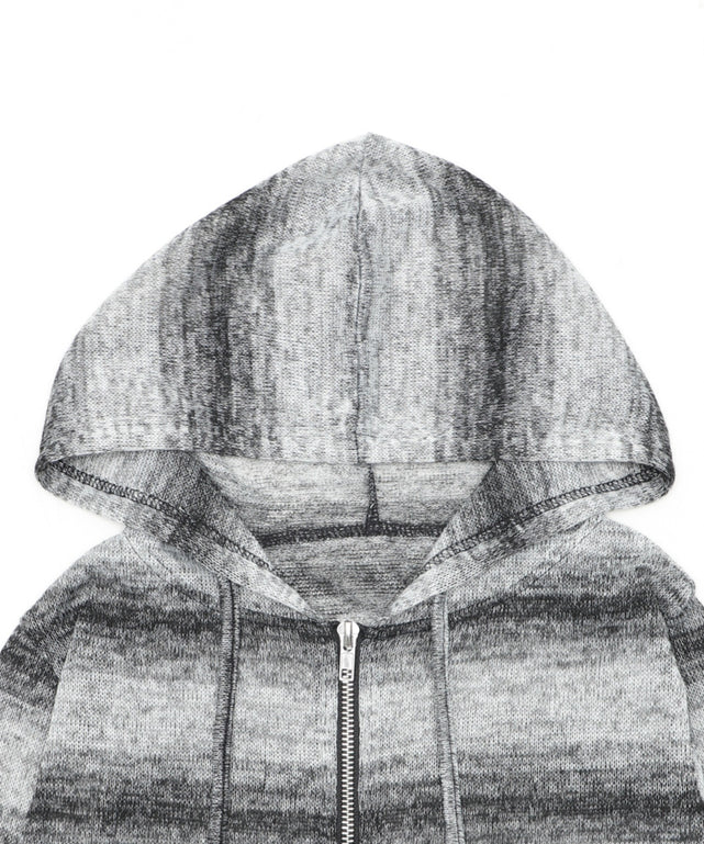 ボーダーグラデーションパーカー