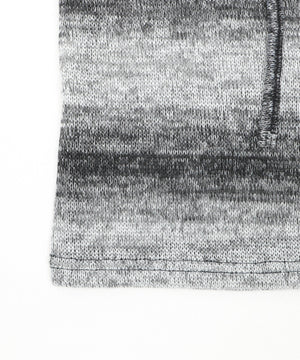 ボーダーグラデーションパーカー