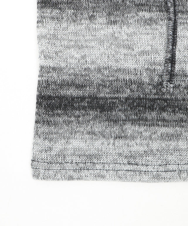 ボーダーグラデーションパーカー