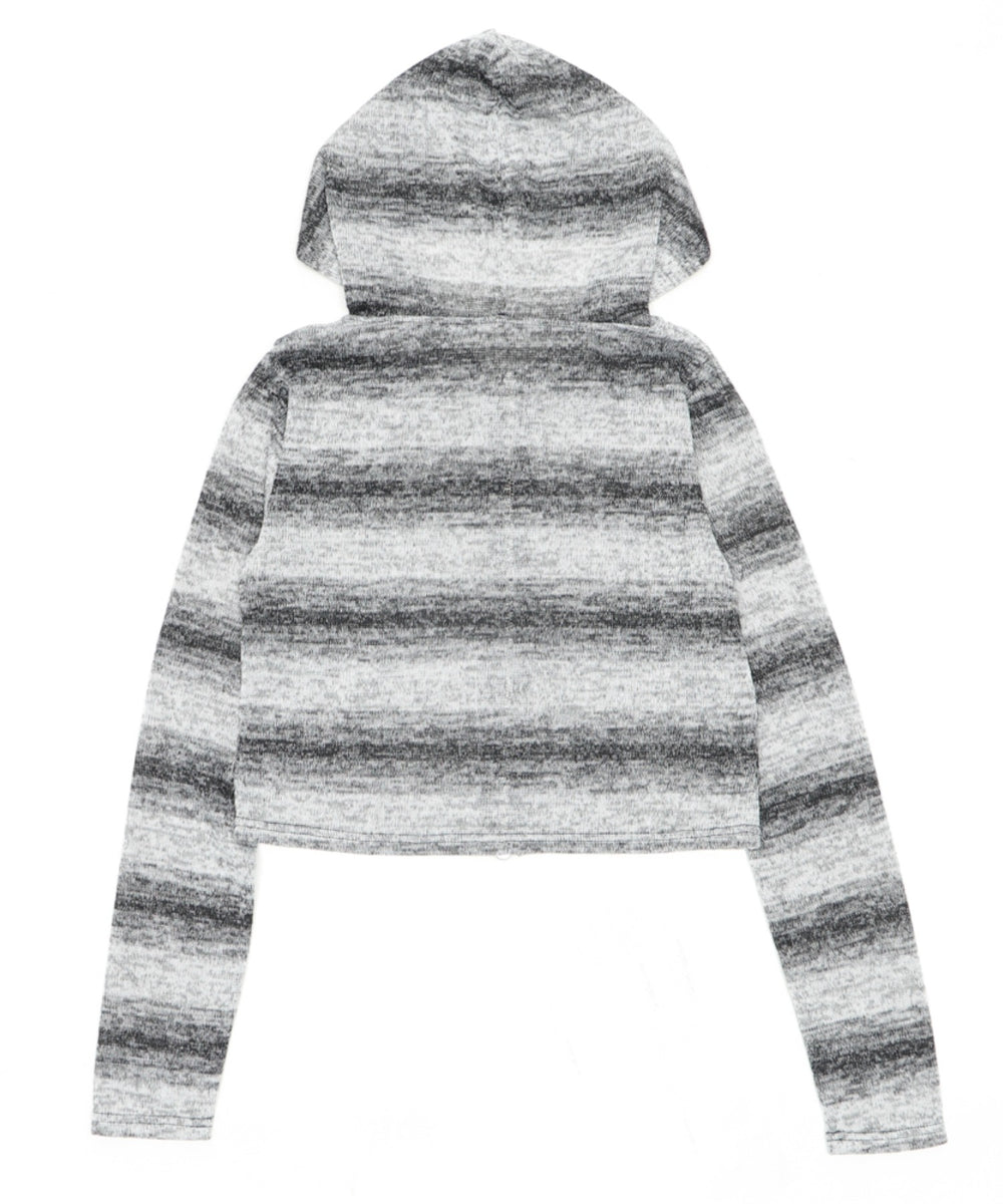 ボーダーグラデーションパーカー