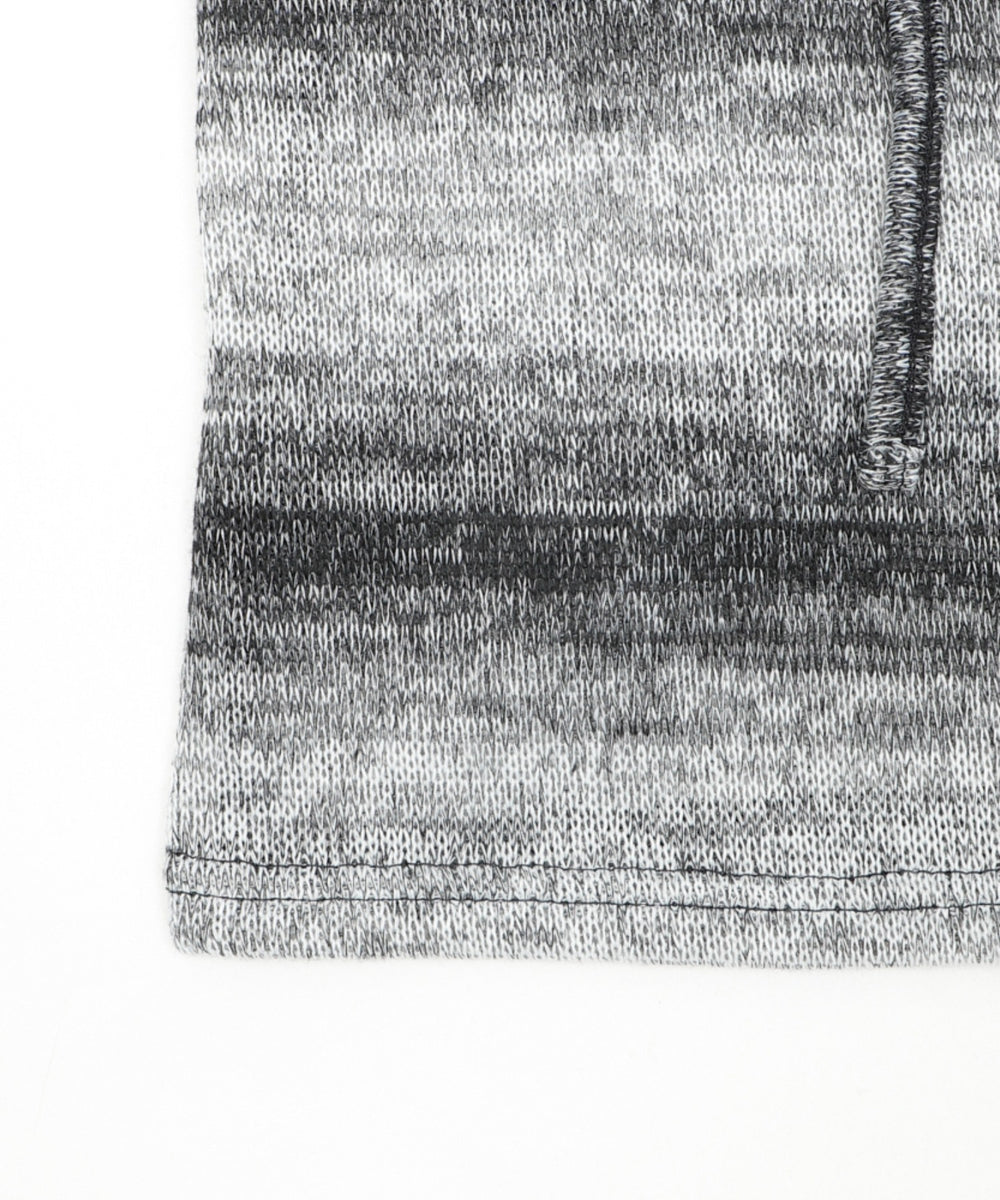 ボーダーグラデーションパーカー