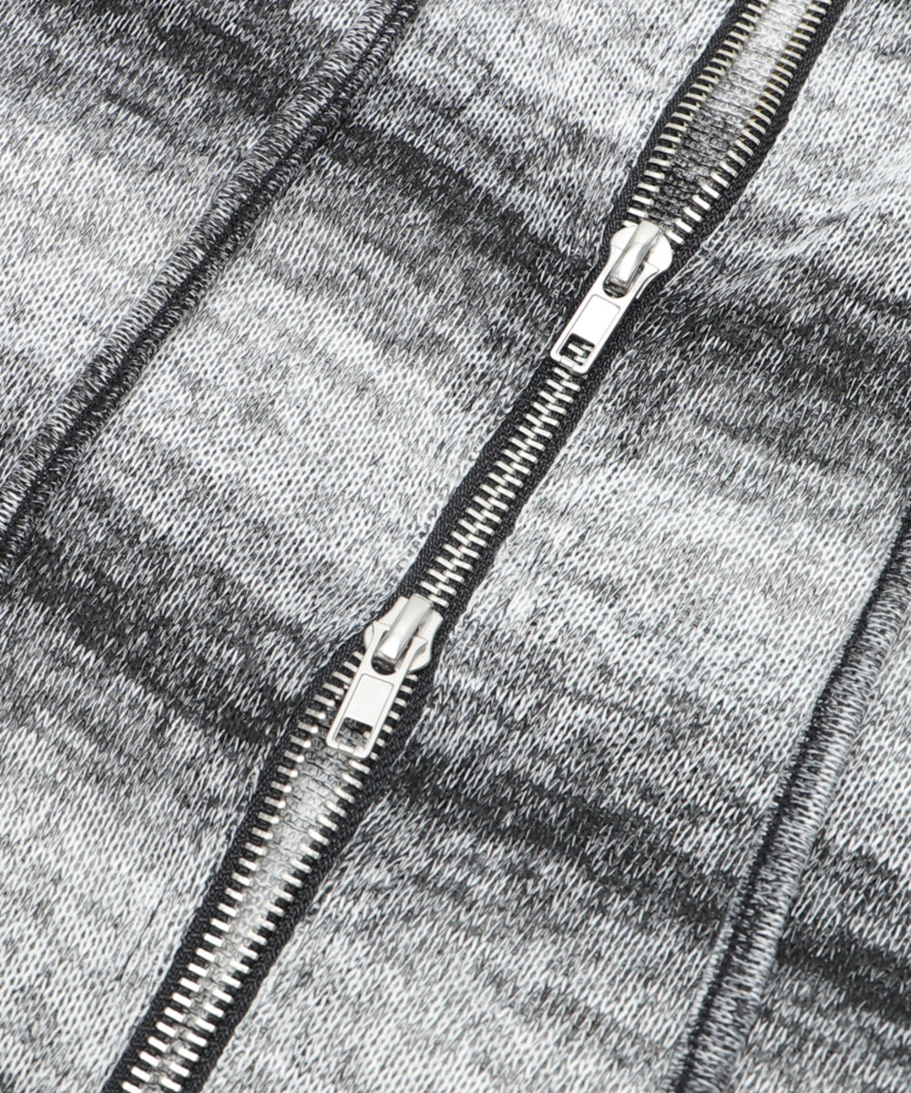 ボーダーグラデーションパーカー