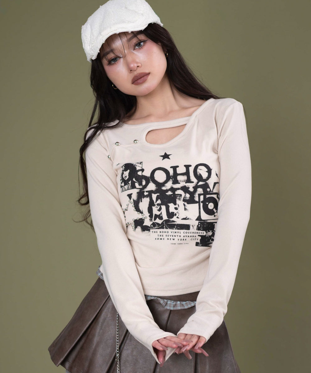 ベージュ モデル：163cm F着用