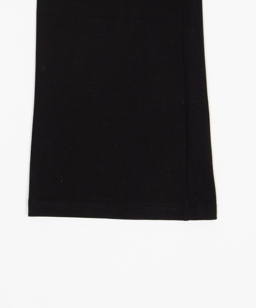 フェイクレイヤードフレアパンツ