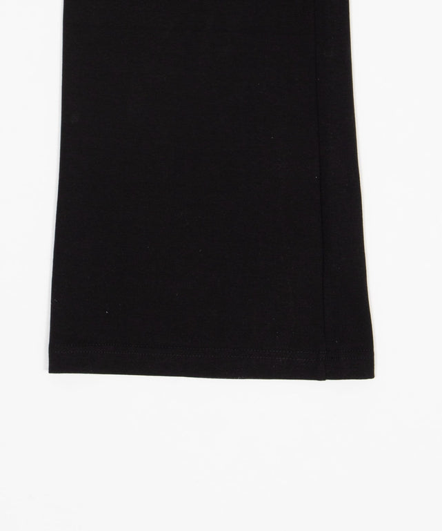 フェイクレイヤードフレアパンツ