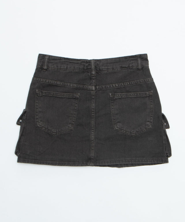 ハトメデザインカーゴミニスカパン