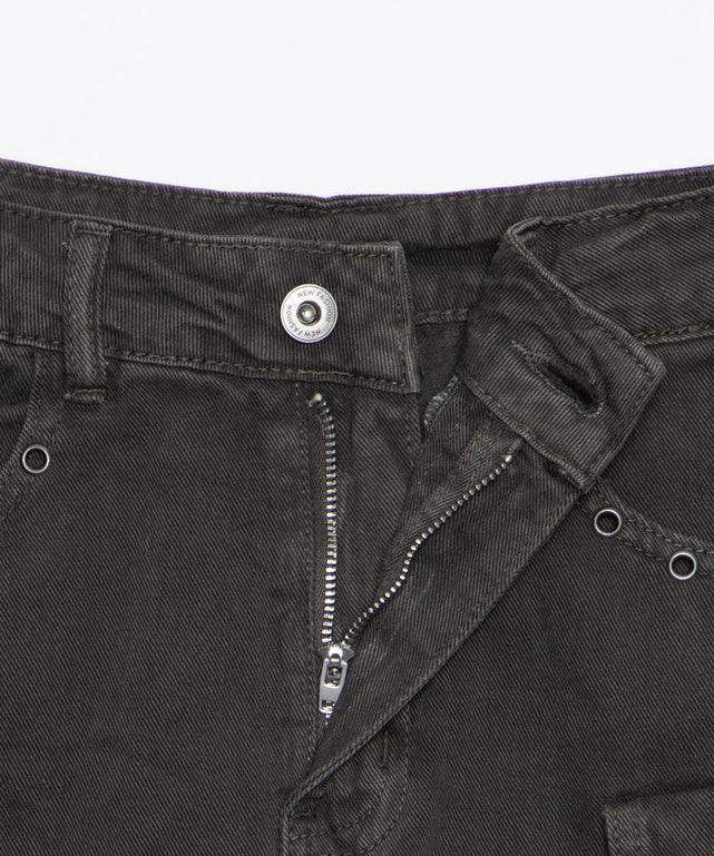 ハトメデザインカーゴミニスカパン