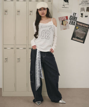 ホワイト モデル：163cm F着用