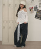 ホワイト モデル：163cm F着用