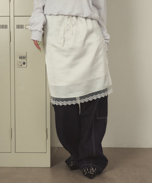 ホワイト モデル：163cm F着用