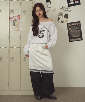 ホワイト モデル：163cm F着用