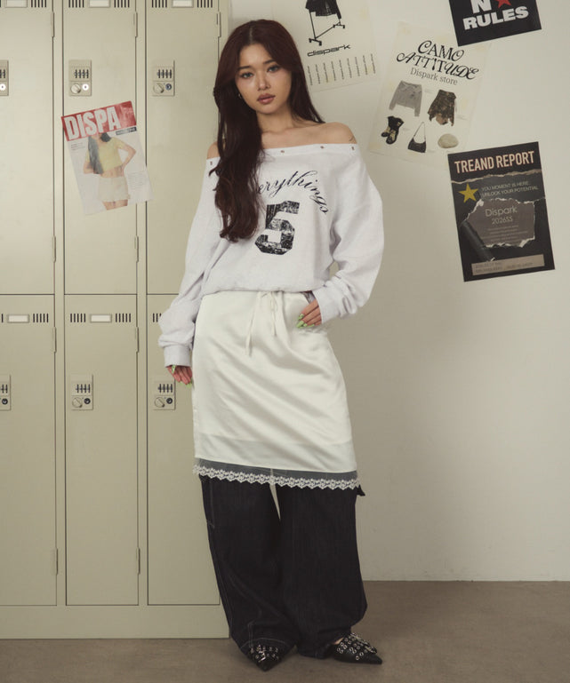 ホワイト モデル：163cm F着用