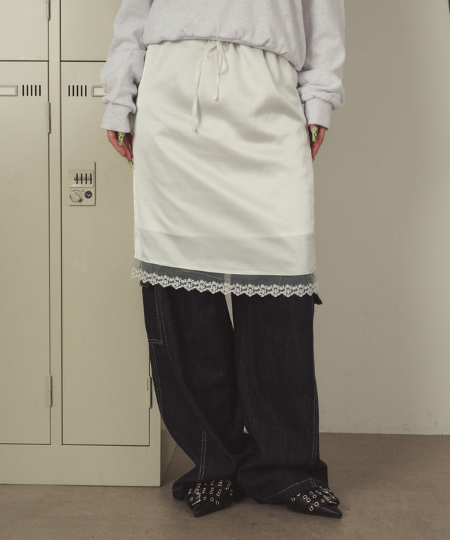 ホワイト モデル：163cm F着用