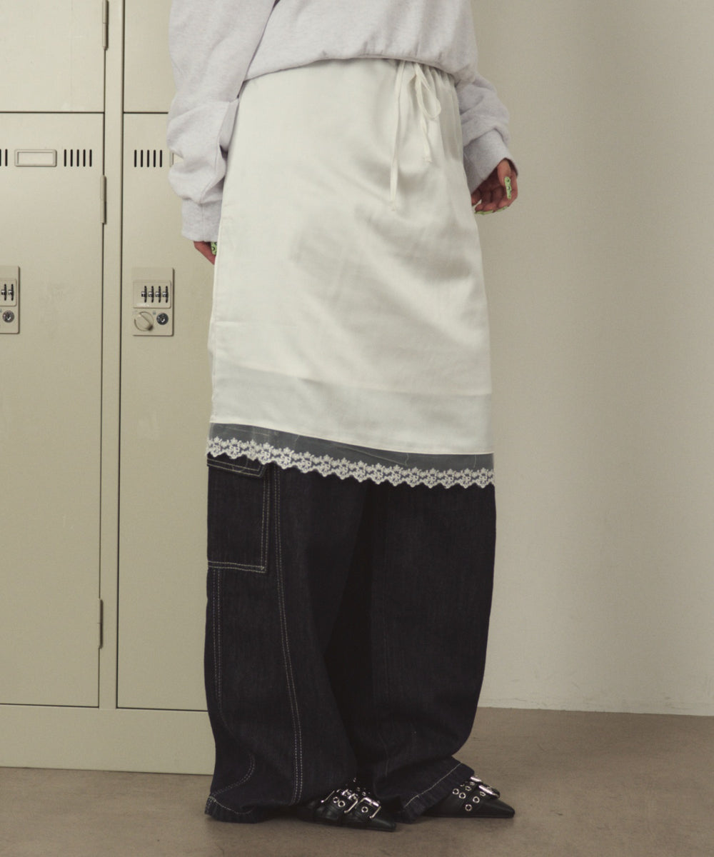 ホワイト モデル：163cm F着用