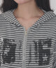 ボーダーグラフィックZIPフーディー