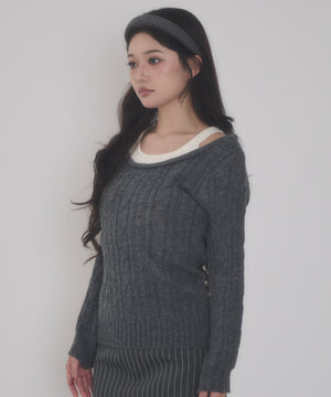 グレー モデル：163cm F着用