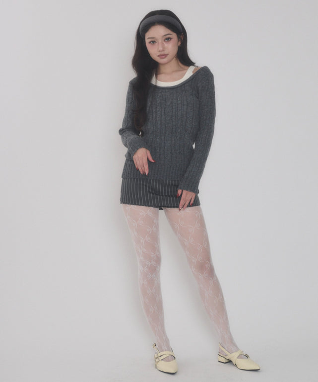 グレー モデル：163cm F着用