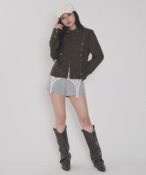カーキ モデル：163cm F着用