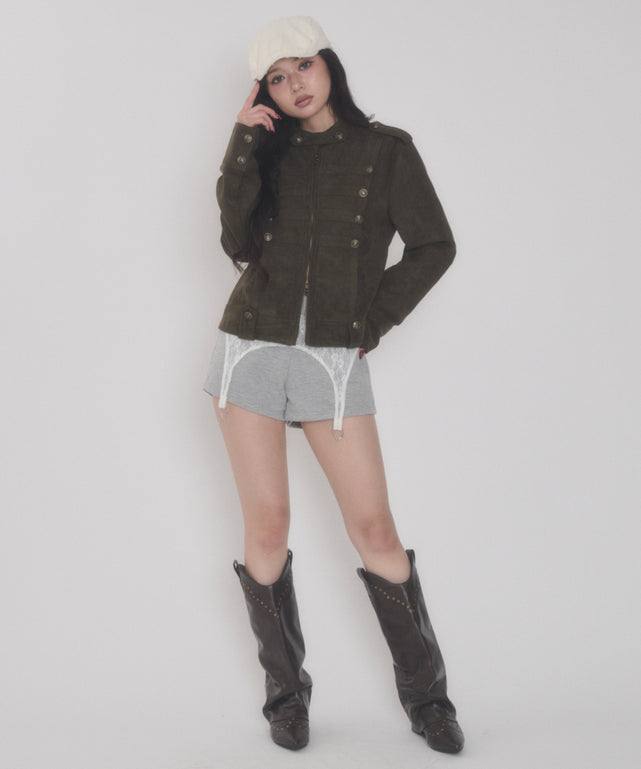 カーキ モデル：163cm F着用