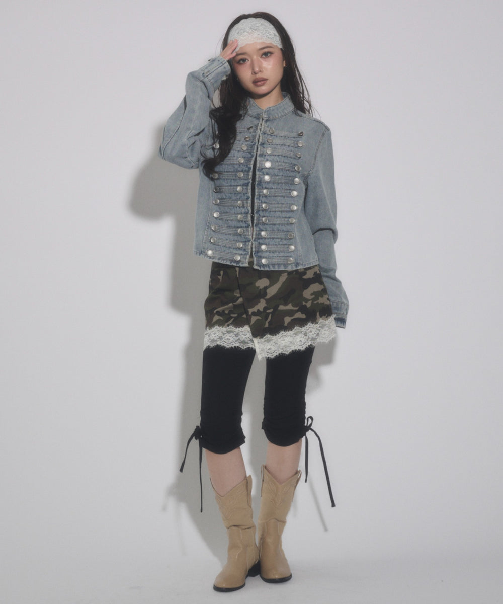デニム淡 モデル：163cm F着用