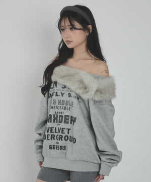 杢グレー モデル：163cm F着用