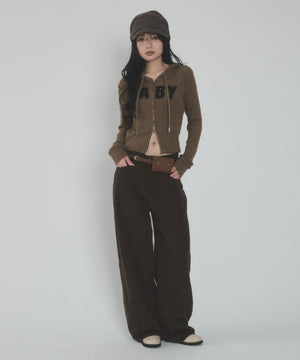 ブラウン モデル：163cm F着用