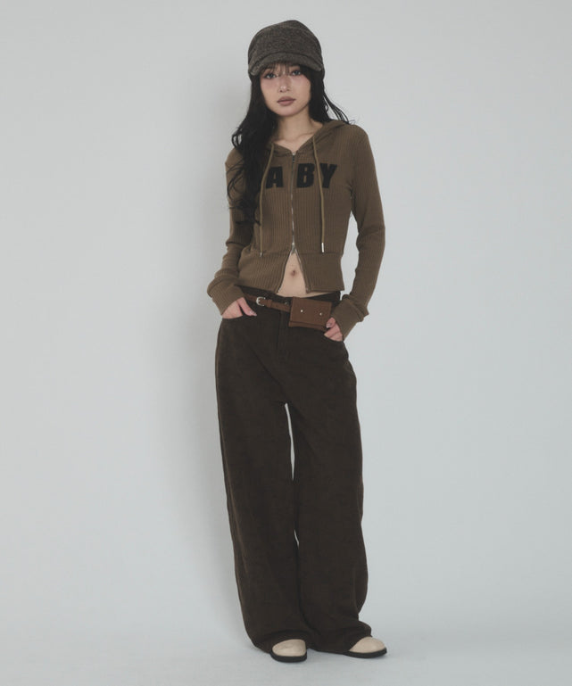 ブラウン モデル：163cm F着用