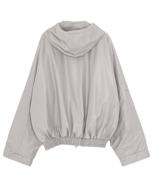 合皮フードブルゾン