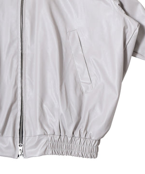 合皮フードブルゾン