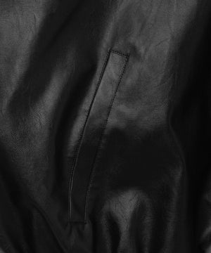 合皮オーバートラックジャケット