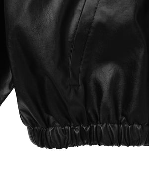 合皮オーバートラックジャケット