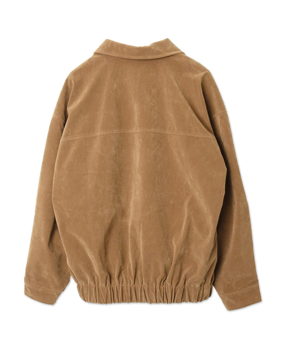 フェイクスエードオーバージャケット