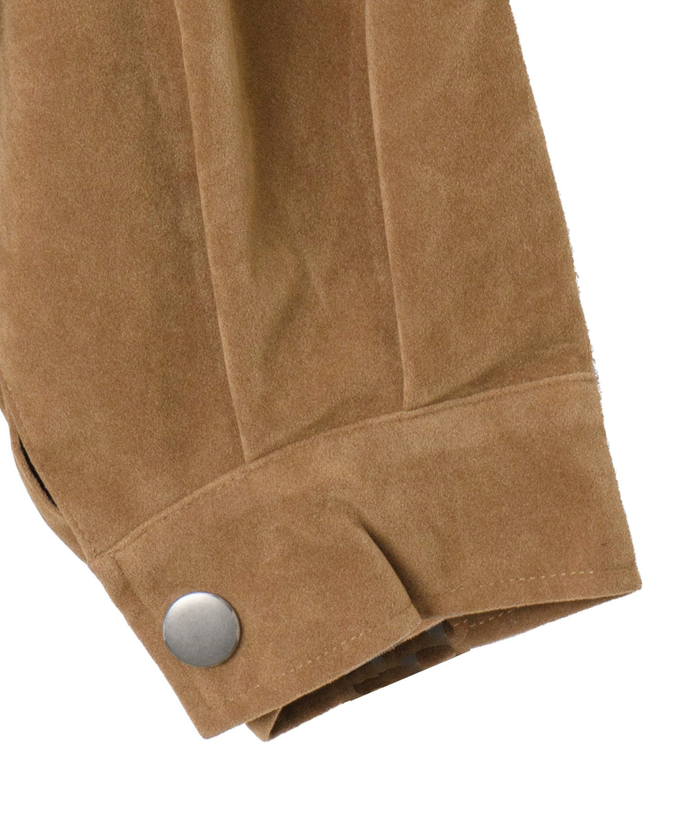 フェイクスエードオーバージャケット