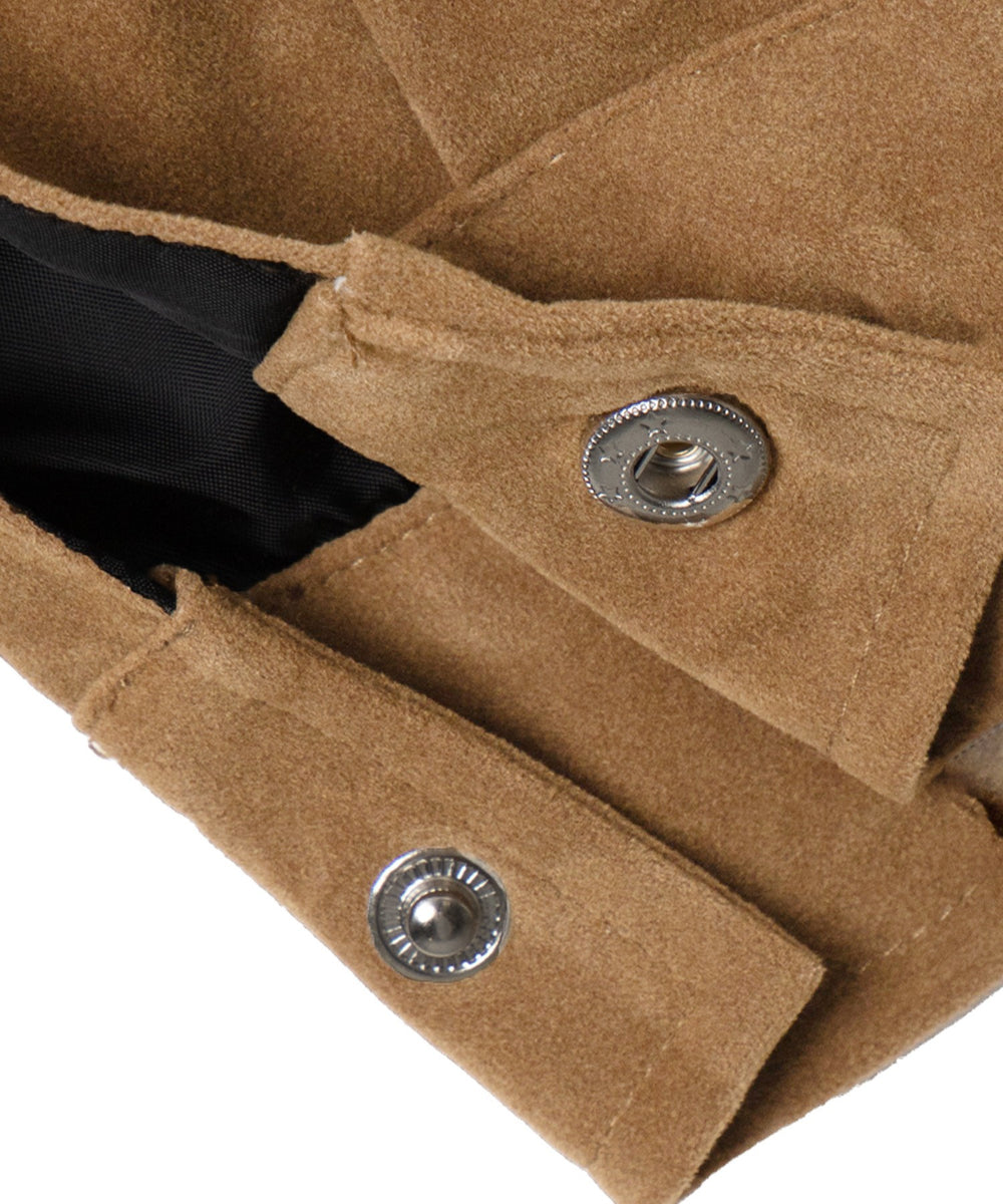 フェイクスエードオーバージャケット