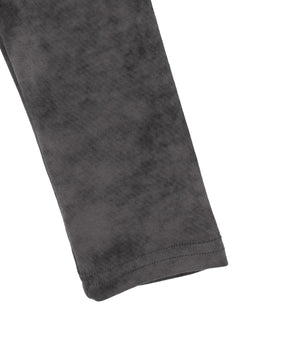 ブローチ付きダブルZIPロングスリーブトップス