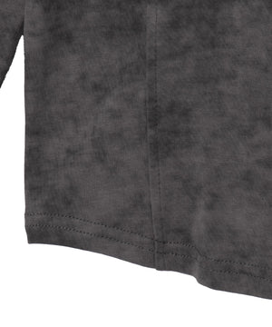 ブローチ付きダブルZIPロングスリーブトップス