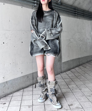 ホワイト モデル：154㎝ FREE着用