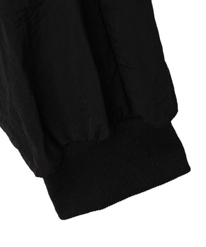 ZIPデザインクロップドボンバージャケット