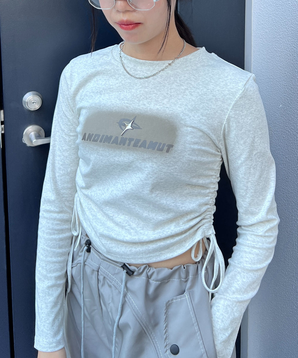 グレー モデル：154㎝ FREE着用