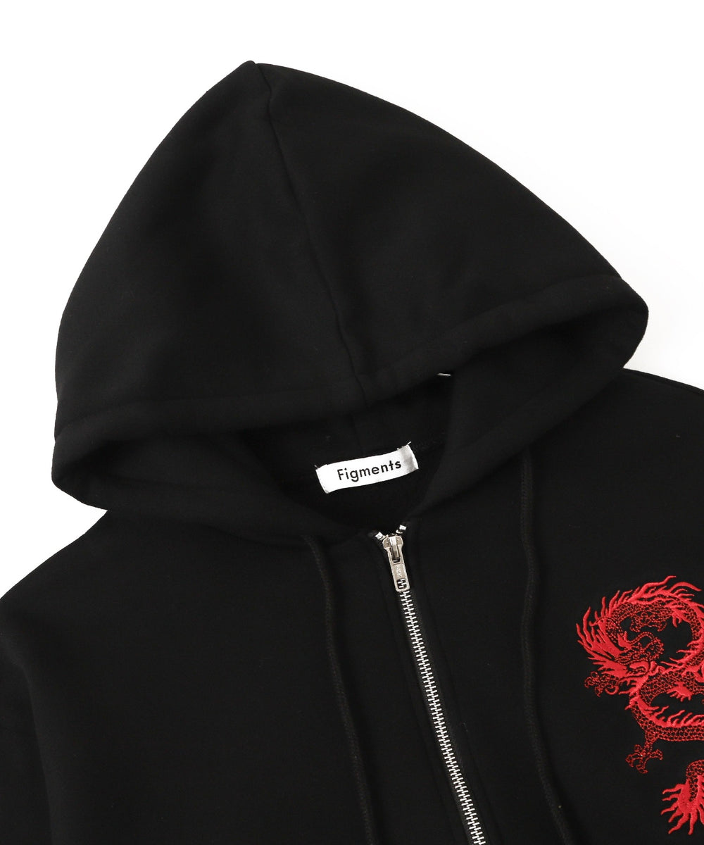 ドラゴン刺繍ビッグパーカー