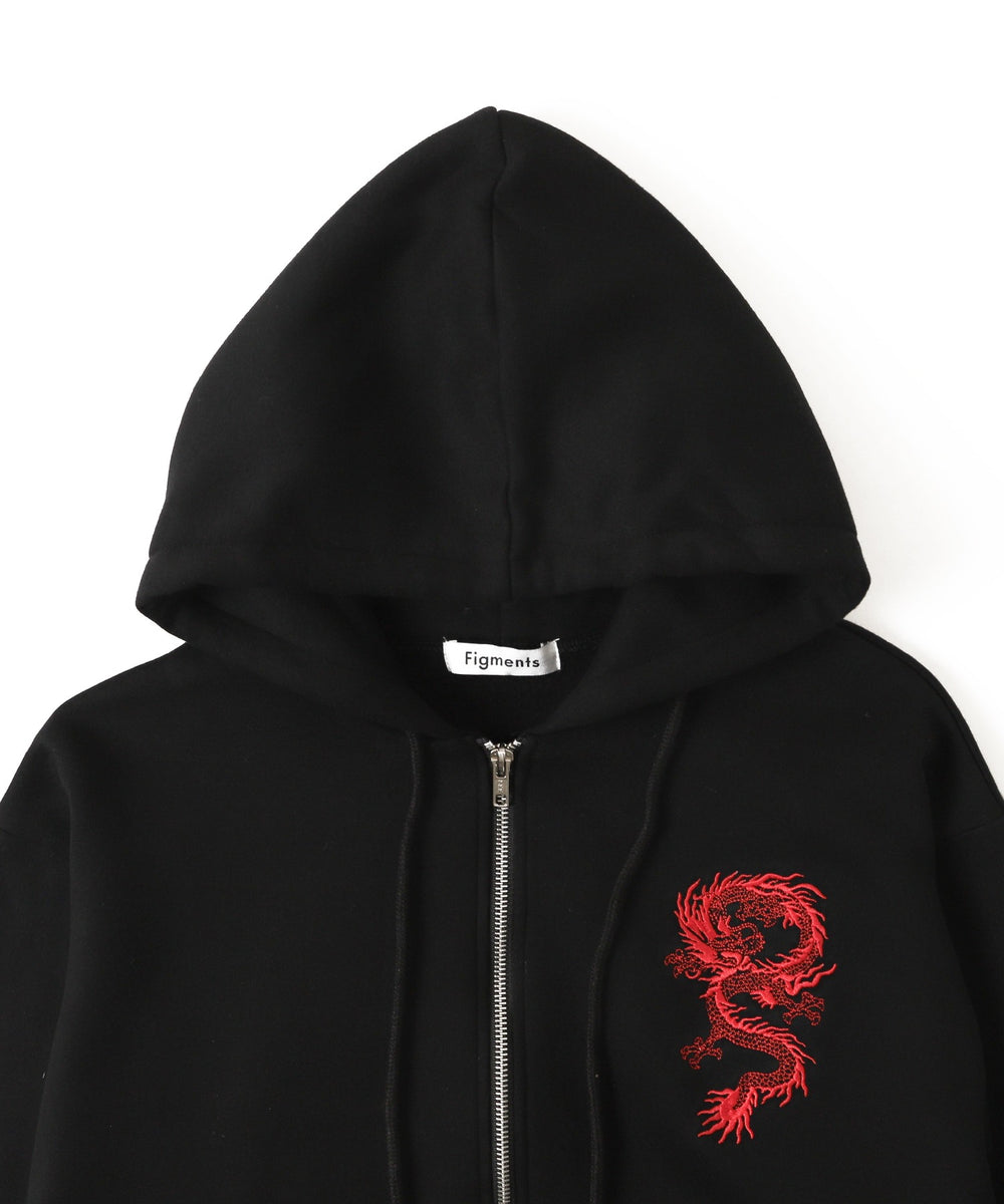 ドラゴン刺繍ビッグパーカー