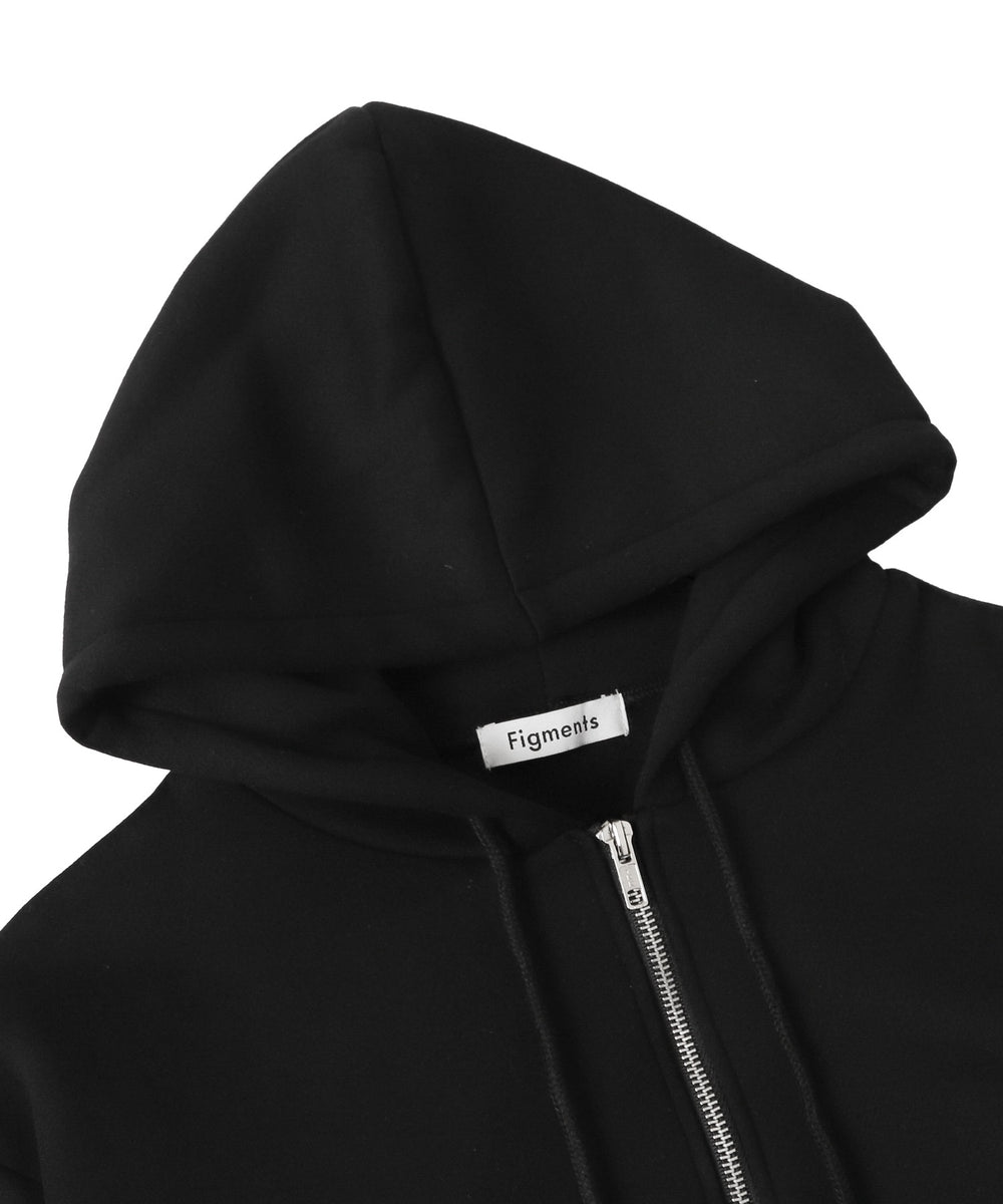 裏起毛ダブルZIPビッグパーカー