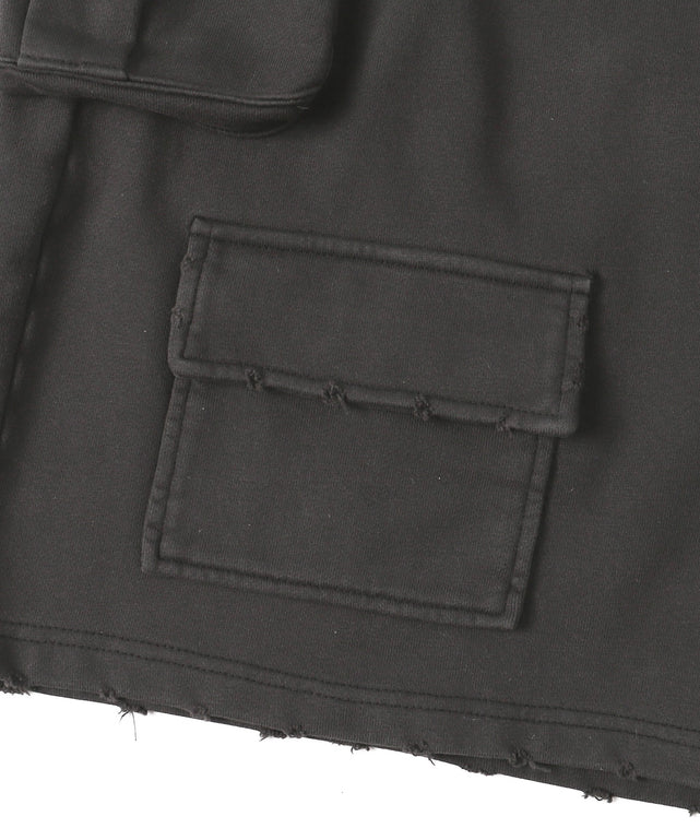 ヴィンテージマルチカーゴスウェットハーフパンツ