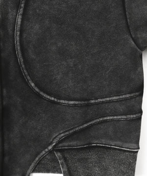 Y2KクロップドZIPパーカー