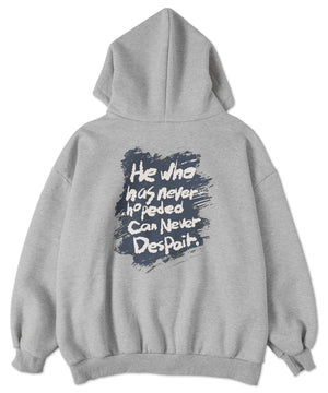 メッセージプリントZIPパーカー