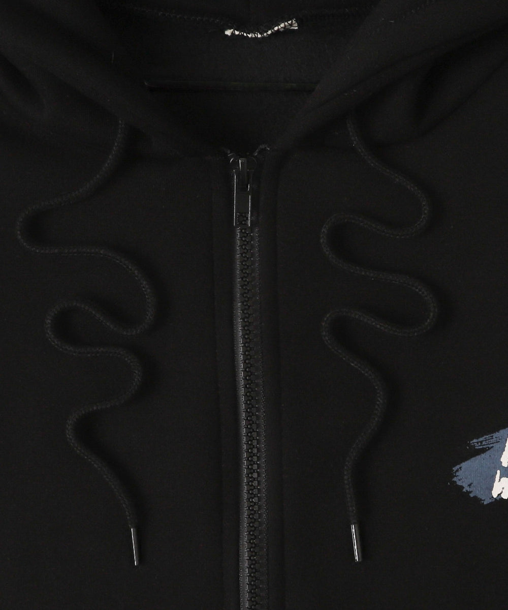 メッセージプリントZIPパーカー