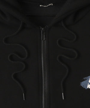 メッセージプリントZIPパーカー