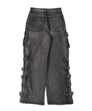 マルチベルトバギーデニム