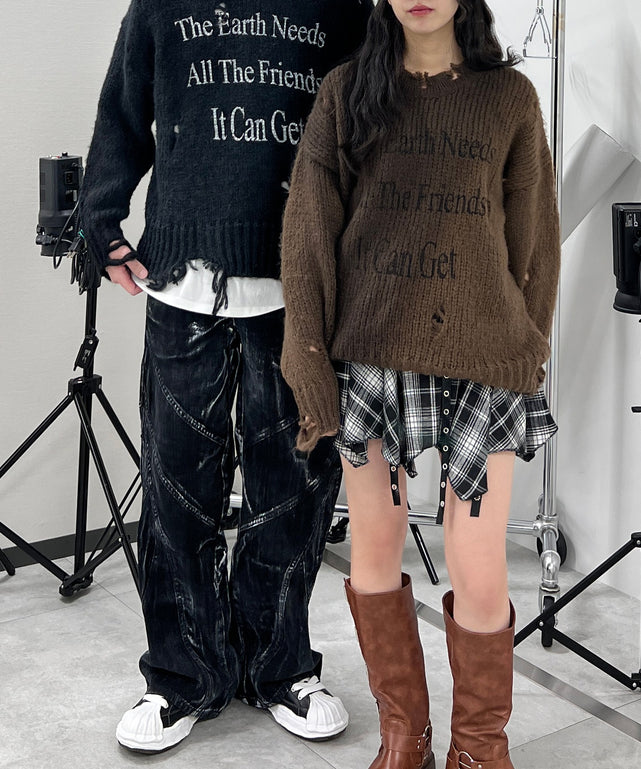 Y2Kデストロイニット – WEGO ONLINE STORE