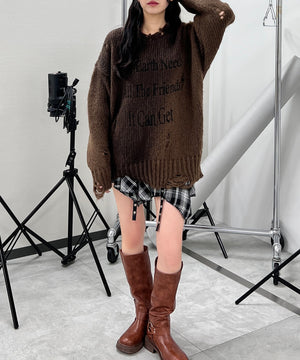 ブラウン モデル：154㎝ FREE着用